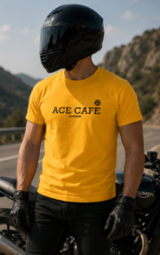 Ace Cafe - The Stonebridge T-Shirt Yellow Gold